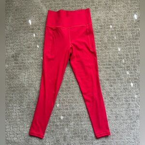 Athleta Red Leggings